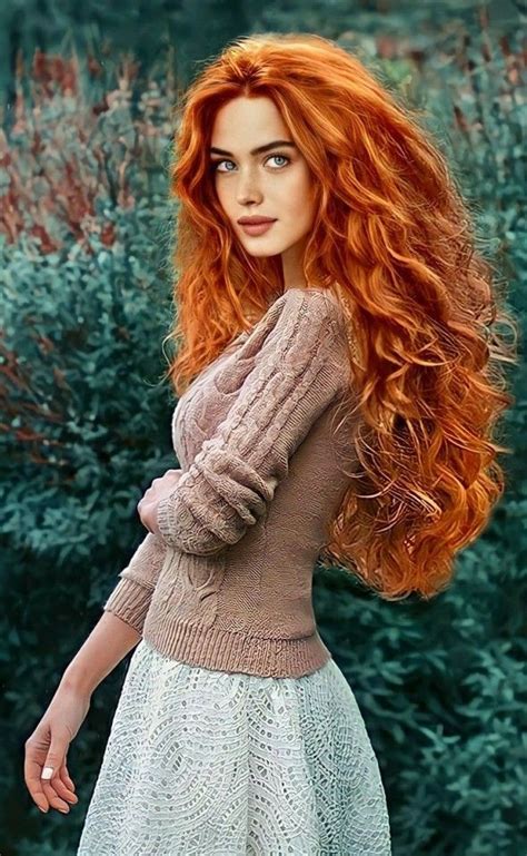 A Place Of Beauty. | Cheveux roux naturel, Cheveux de feu, Femme rousse