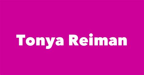 Tonya Reiman - Spouse, Children, Birthday & More