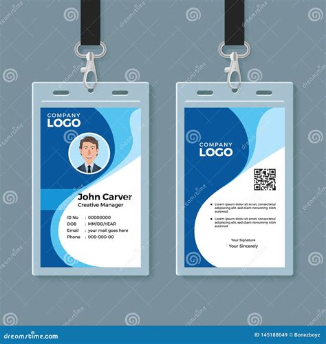 Company Id Card Design Template – KAESG BLOG