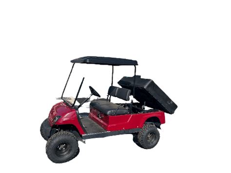 2012 Yamaha Red UMAX Utility Cart - golfcartspeedway