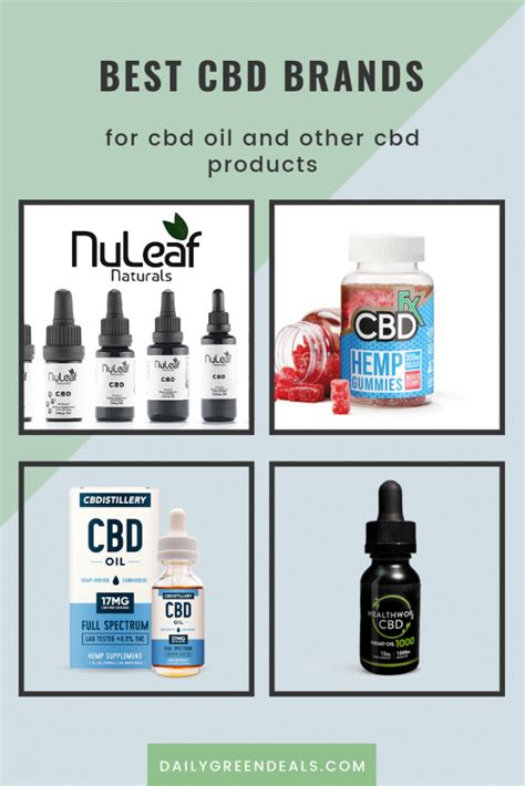 Top CBD Brands - Daily Green Deals