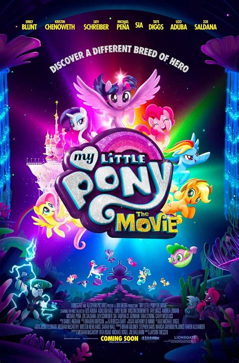 Equestria Daily - MLP Stuff!: My Little Pony Movie International Poster Release!