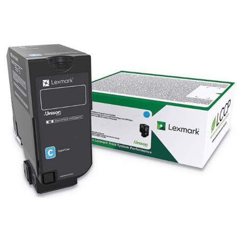 Lexmark CX725 original -return program- cyan high yield toner cartridge