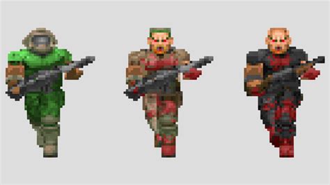 Doom Voxel Marines - Download Free 3D model by Devin Briggs ...