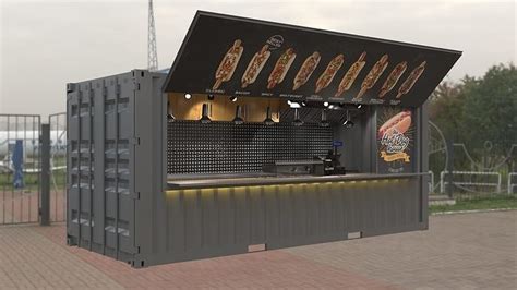 CONTAINER FOOD TRUCK IMMBIS 3D model | CGTrader