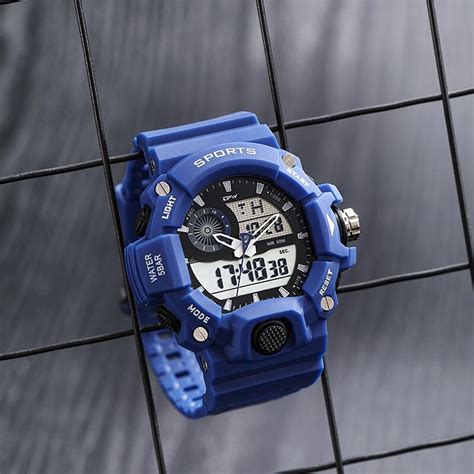 Multi-functional Large Dial with Digital Dual Display Tactical Watches – Inspire Watch