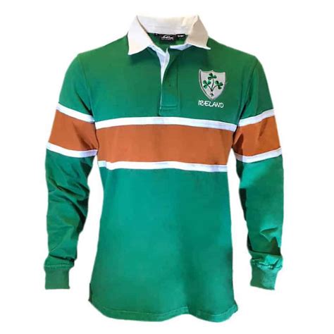 Irish Rugby Shirt - St. Patrick's Day Irish Shirt - Irish Flag Colors