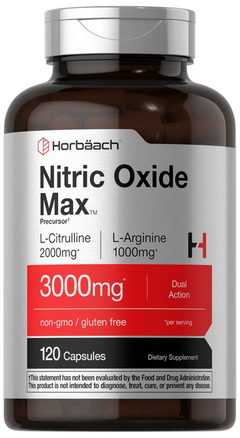 Nitric Oxide Max 3000mg | 120 Capsules