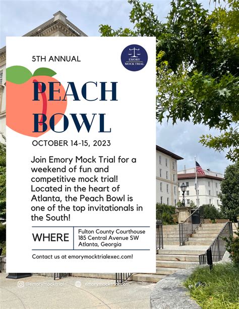 Peach Bowl | Emory Mock Trial