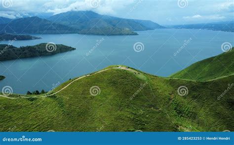 Lake Toba View in Indonesia Stock Image - Image of land, toba: 285423253