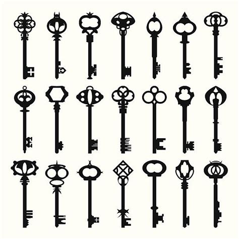 Royalty Free Skeleton Key Clip Art, Vector Images & Illustrations - iStock