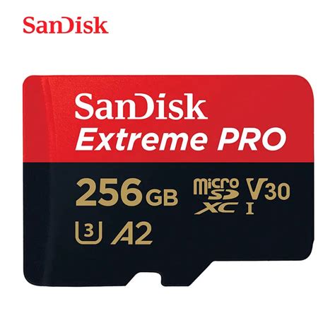 SanDisk Extreme PRO microsd 256GB UHS I Memory Card 128GB micro SD Card ...