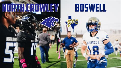 UNDEFEATED MATCHUP COMES DOWN TO THE WIRE 🔥🔥 North Crowley vs Boswell | Texas High School ...