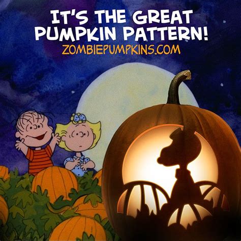 Peanuts: It's The Great Pumpkin, Charlie Brown - Printable Pumpkin Pattern Charlie Brown ...