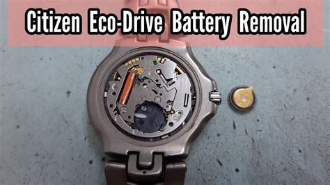 How To Replace or Set Battery on Citizen Eco Drive Watch | Citizen Rechargeable Capacitor - YouTube