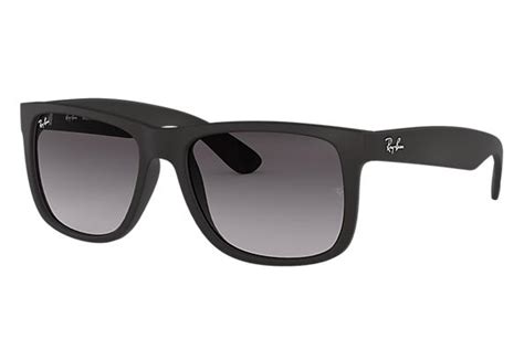 Ray-Ban Justin Classic RB4165 Black - Nylon - Grey Lenses - 0RB4165601/8G55 | Ray-Ban® USA