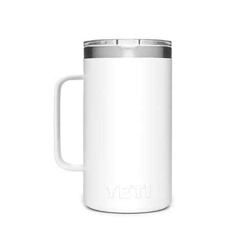 YETI White Rambler 24 oz Mug