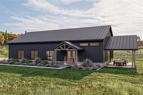 1500 Sq Ft Barndominium-Style House Plan with 2-Beds and an Oversized ...