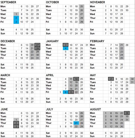 Term Dates » Blockley Primary School