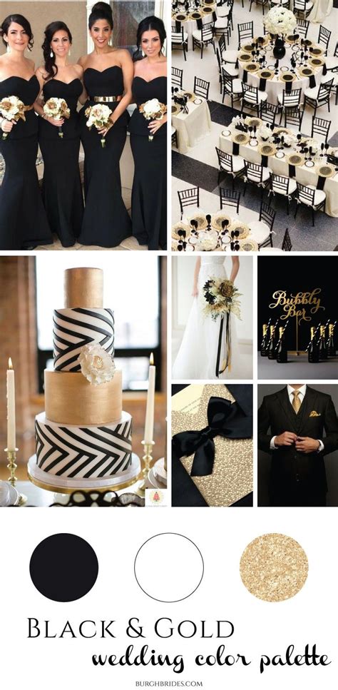 Black & Gold Wedding Inspiration | Burgh Brides | Gold wedding colors, Gold wedding theme, Black ...