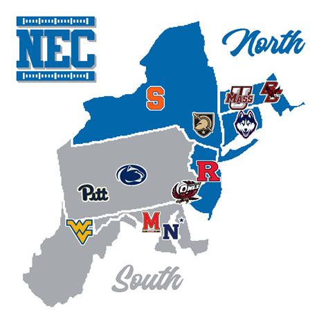 the north carolina college football team is depicted in this map