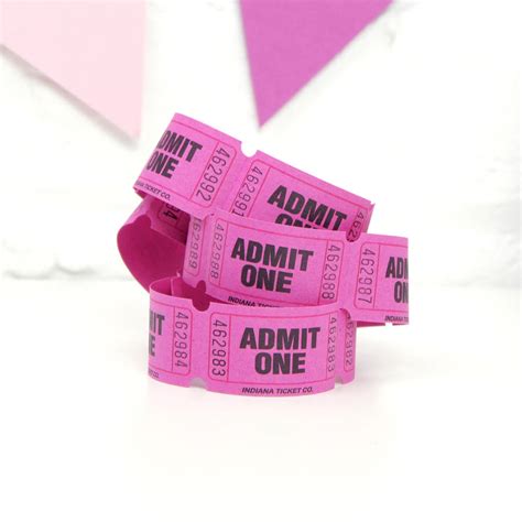 carnival fair tickets by peach blossom | notonthehighstreet.com