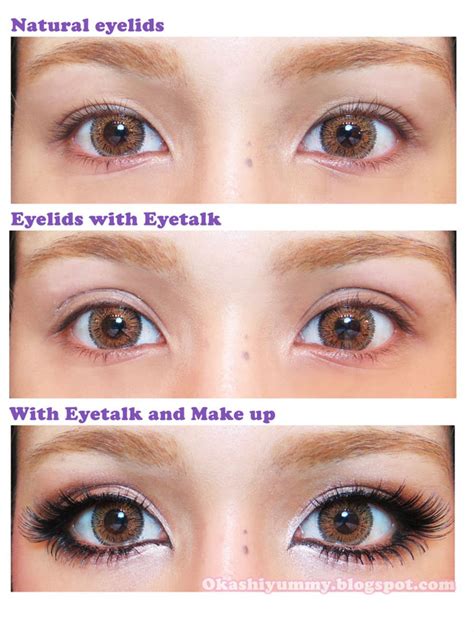 Okashi Yummy: Natural eyetalk! Double Eyelid glue Review!