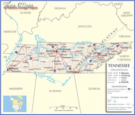 cool Tennessee Map Tourist Attractions | Tennessee map, State of ...