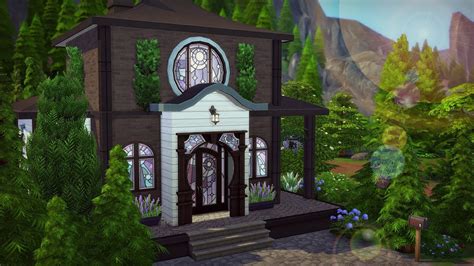 GLIMMERBROOK STARTER | Sims 4 Realm of Magic - House Building - YouTube