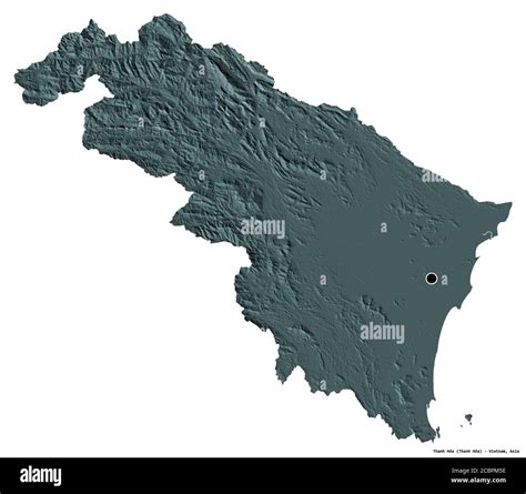 Shape of Thanh Hóa, province of Vietnam, with its capital isolated on ...