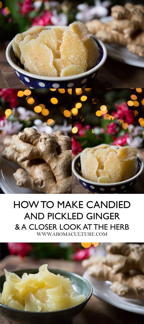 How to make candied ginger and pickled ginger, along with a closer look ...