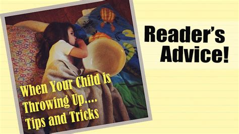 What to do when your child is throwing up - Tips and Tricks for parents