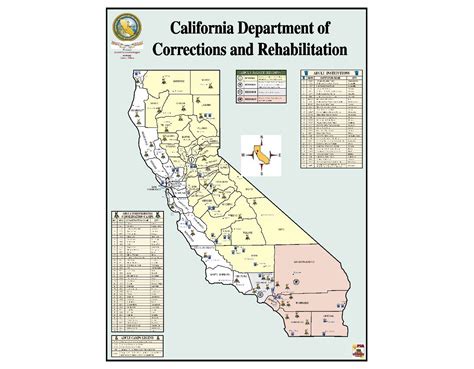 CA State Prison Map