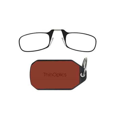 Readers + Brick Red Keychain - ThinOptics