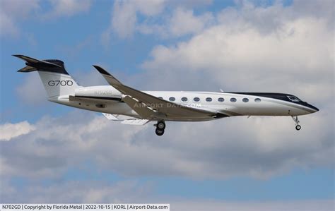 Aircraft N702GD (2021 Gulfstream GVIII-G700 C/N 87002) Photo by Florida Metal (Photo ID: AC1721712)