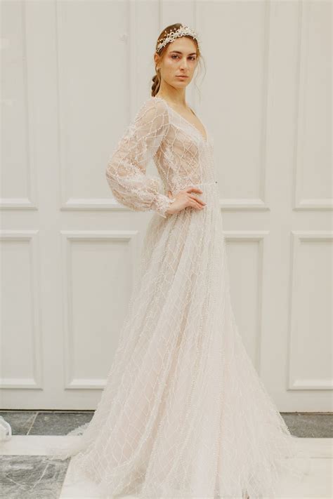 Ethereal wedding dress with long sleeves Made Bride by Antonea - WeddingTales.gr | Ethereal ...