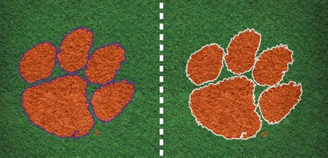 Clemson Paw Stencil | NCAA licensed Clemson logo stencil.