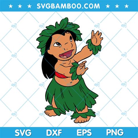 Funny Lilo Dance SVG, Lilo Hula Dancing SVG, Lilo And Stitch