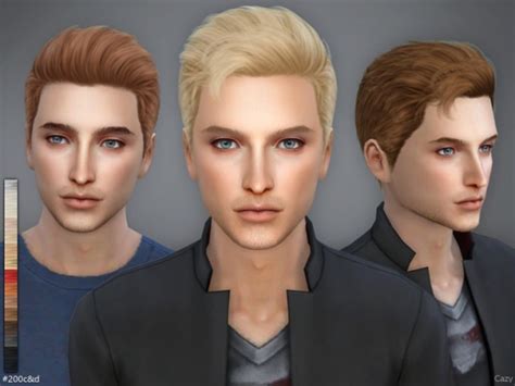 #200 C&D Male Hairstyles by Cazy at TSR » Sims 4 Updates