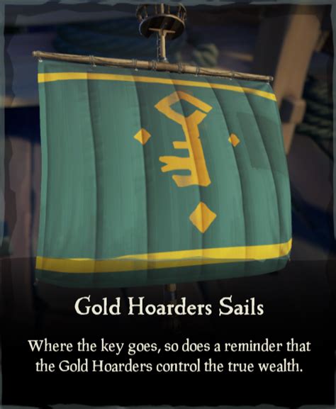 Gold Hoarders Sails - Sea of Thieves Wiki