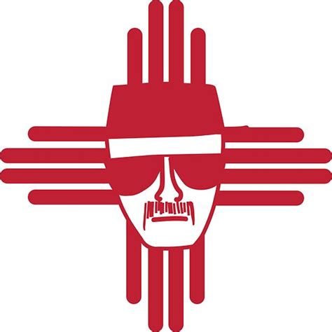 "Heisenberg Zia Symbol New Mexico Flag" by mikebriones | Redbubble