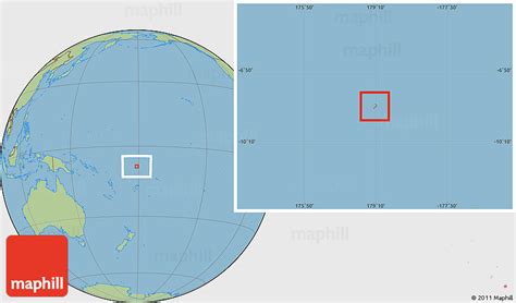 Savanna Style Location Map of Funafuti