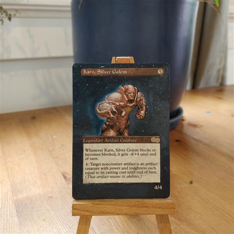 Karn, Silver Golem alter (Intergalactic Karn Boi) : r/magicTCG