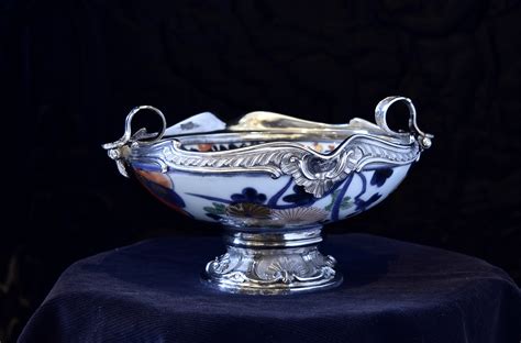 Imari porcelain sauceboat engraved with the Arenberg family’s coat of ...