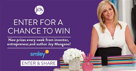 Joy Mangano Products Prize Pack Giveaway - 74 Winners. Win Tote Bags ...