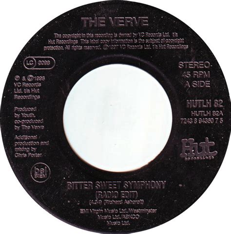 The Verve – Bitter Sweet Symphony (1997, Vinyl) - Discogs