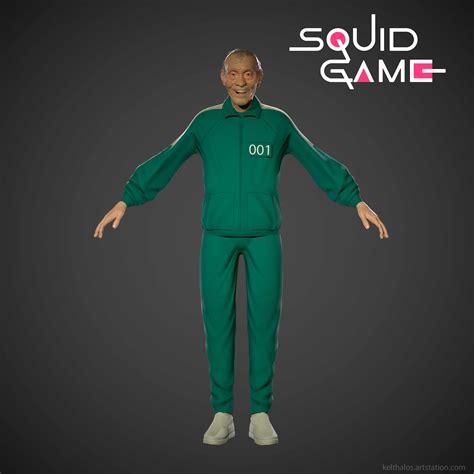 Number 001 Squid Game - ZBrushCentral