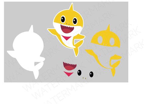 Baby Shark Svg Decals