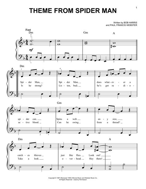 Theme From Spider-Man | Sheet Music Direct