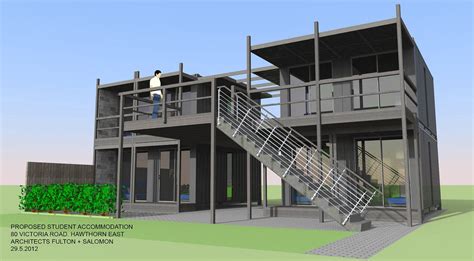 Architects Fulton and Salomon | Tiny container house, Container house plans, Container architecture